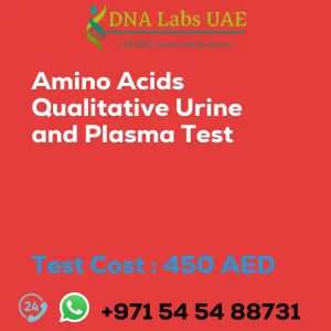 Amino Acids Qualitative Urine and Plasma Test sale cost 450 AED