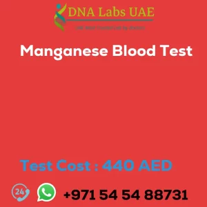 Manganese Blood Test sale cost 440 AED