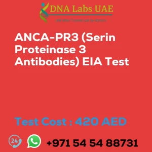 ANCA-PR3 (Serin Proteinase 3 Antibodies) EIA Test sale cost 420 AED