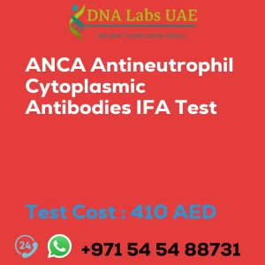 ANCA Antineutrophil Cytoplasmic Antibodies IFA Test sale cost 410 AED