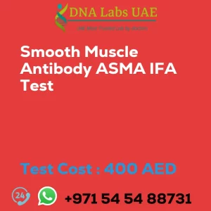 Smooth Muscle Antibody ASMA IFA Test sale cost 400 AED