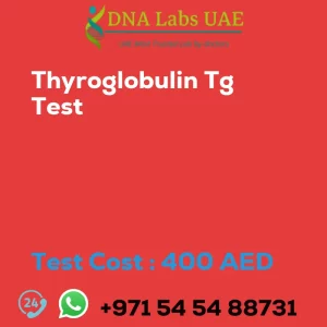 Thyroglobulin Tg Test sale cost 400 AED
