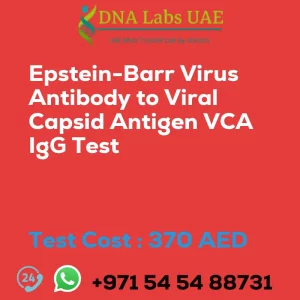 Epstein-Barr Virus Antibody to Viral Capsid Antigen VCA IgG Test sale cost 370 AED