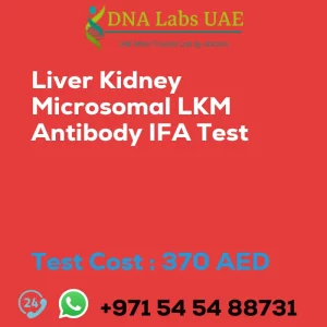 Liver Kidney Microsomal LKM Antibody IFA Test sale cost 370 AED