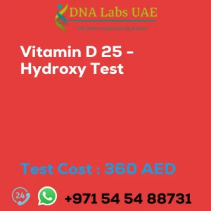 Vitamin D 25 - Hydroxy Test sale cost 360 AED