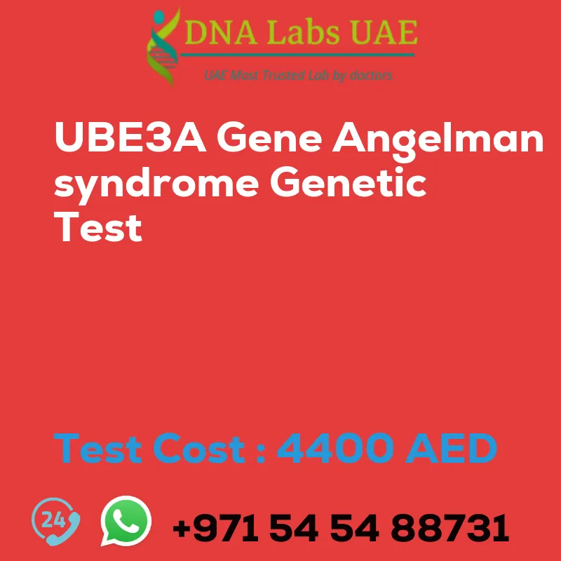 UBE3A Gene Angelman syndrome Genetic Test sale cost 4400 AED