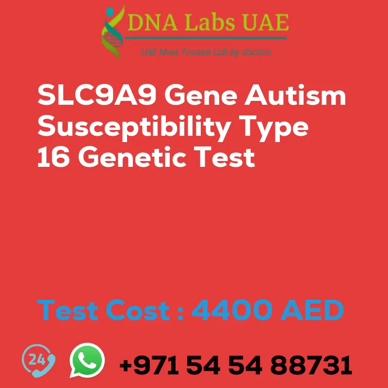 SLC9A9 Gene Autism Susceptibility Type 16 Genetic Test sale cost 4400 AED