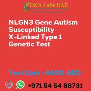 NLGN3 Gene Autism Susceptibility X-Linked Type 1 Genetic Test sale cost 4400 AED