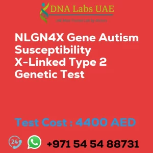 NLGN4X Gene Autism Susceptibility X-Linked Type 2 Genetic Test sale cost 4400 AED