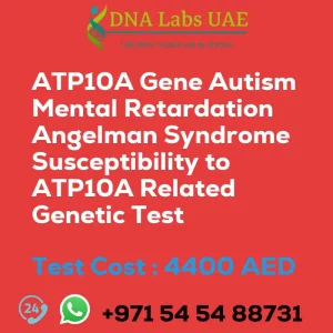 ATP10A Gene Autism Mental Retardation Angelman Syndrome Susceptibility to ATP10A Related Genetic Test sale cost 4400 AED