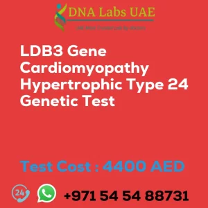 LDB3 Gene Cardiomyopathy Hypertrophic Type 24 Genetic Test sale cost 4400 AED