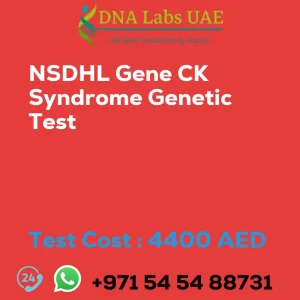 NSDHL Gene CK Syndrome Genetic Test sale cost 4400 AED