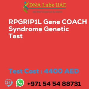 RPGRIP1L Gene COACH Syndrome Genetic Test sale cost 4400 AED