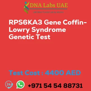 RPS6KA3 Gene Coffin-Lowry Syndrome Genetic Test sale cost 4400 AED