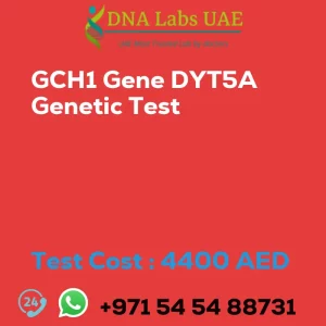 GCH1 Gene DYT5A Genetic Test sale cost 4400 AED