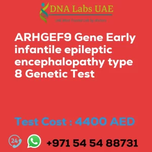 ARHGEF9 Gene Early infantile epileptic encephalopathy type 8 Genetic Test sale cost 4400 AED