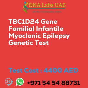 TBC1D24 Gene Familial Infantile Myoclonic Epilepsy Genetic Test sale cost 4400 AED