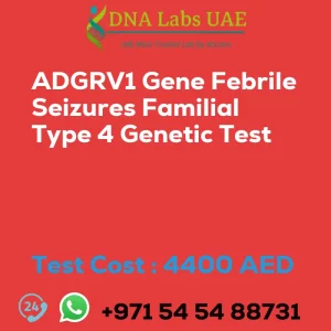 ADGRV1 Gene Febrile Seizures Familial Type 4 Genetic Test sale cost 4400 AED