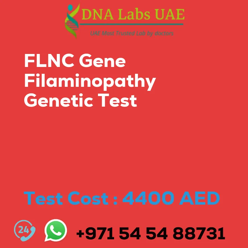 FLNC Gene Filaminopathy Genetic Test sale cost 4400 AED