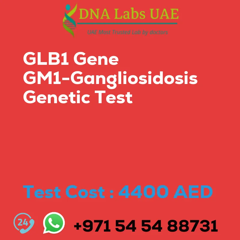 GLB1 Gene GM1-Gangliosidosis Genetic Test sale cost 4400 AED